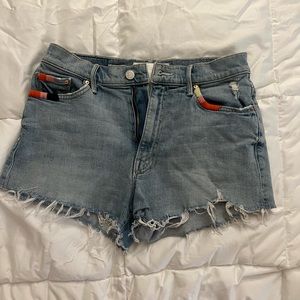 MOTHER denim cut off shorts size 26
